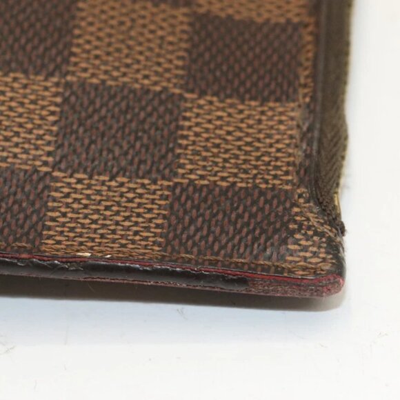 Louis Vuitton Damier Ebene Neverfull Pouch SD3135 - Picture 9 of 13